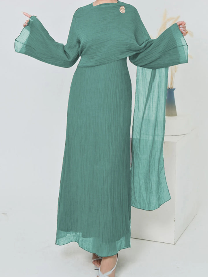 Rochie maxi SHEIN, turcoaz