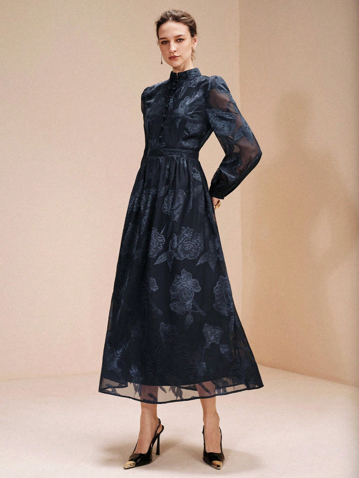 Rochie maxi SHEIN, albastru