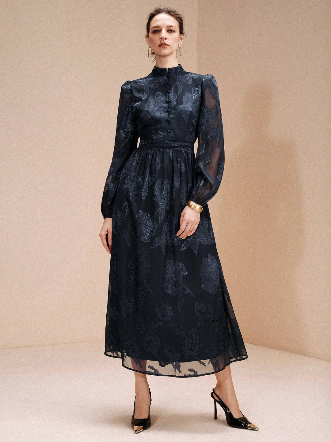 Rochie maxi SHEIN, albastru