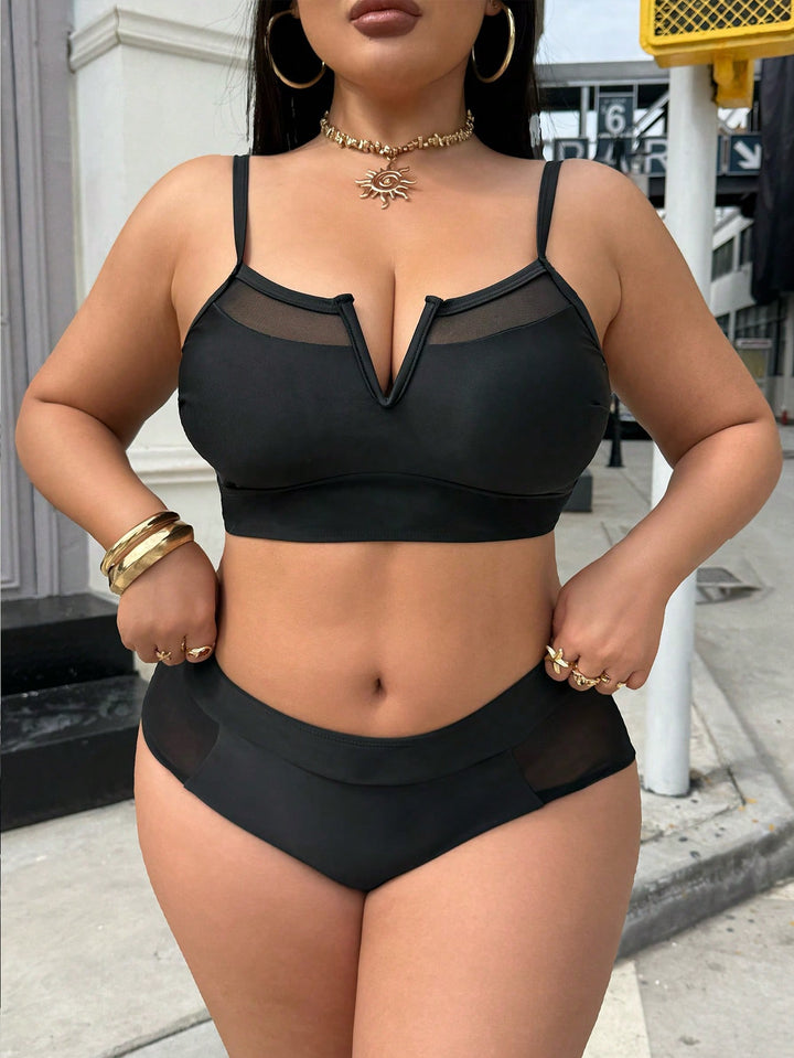 Set bikini de baie SHEIN, negru