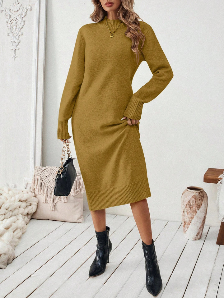 Rochie midi SHEIN, galben