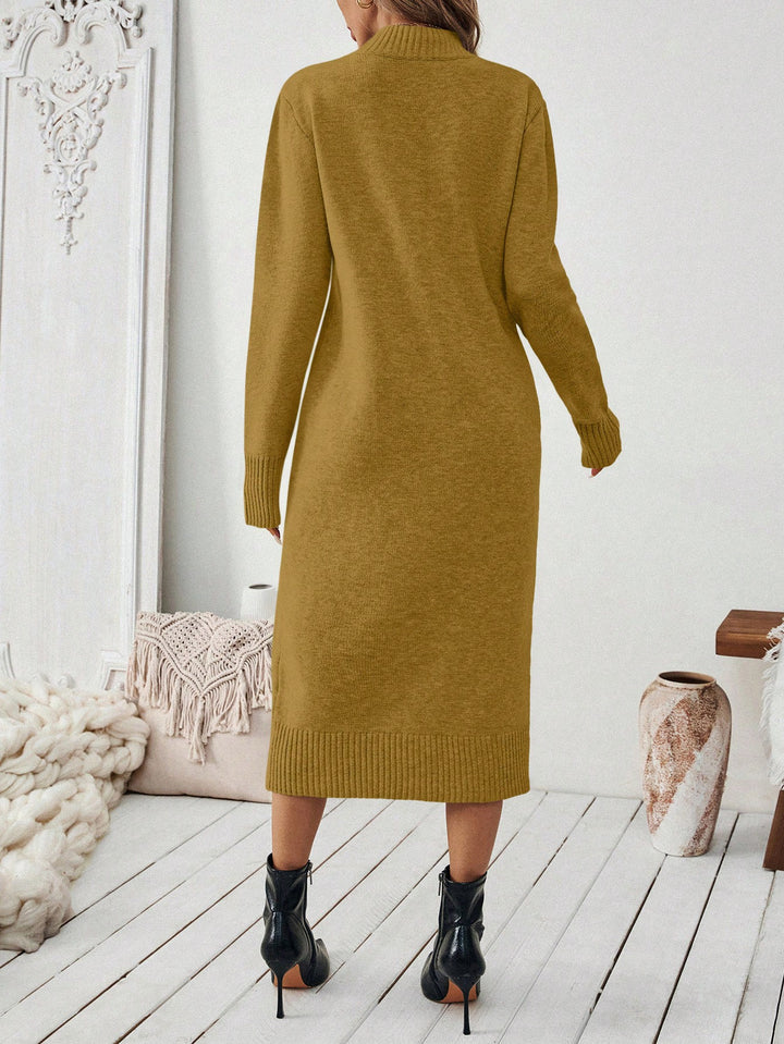 Rochie midi SHEIN, galben