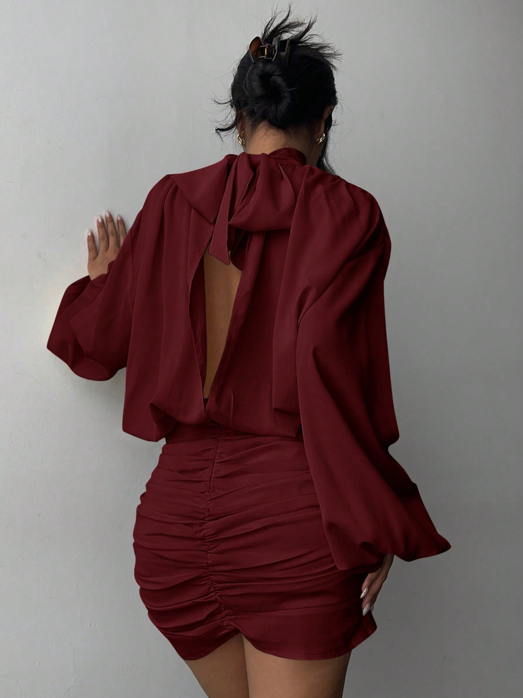 Rochie mini SHEIN, vișiniu