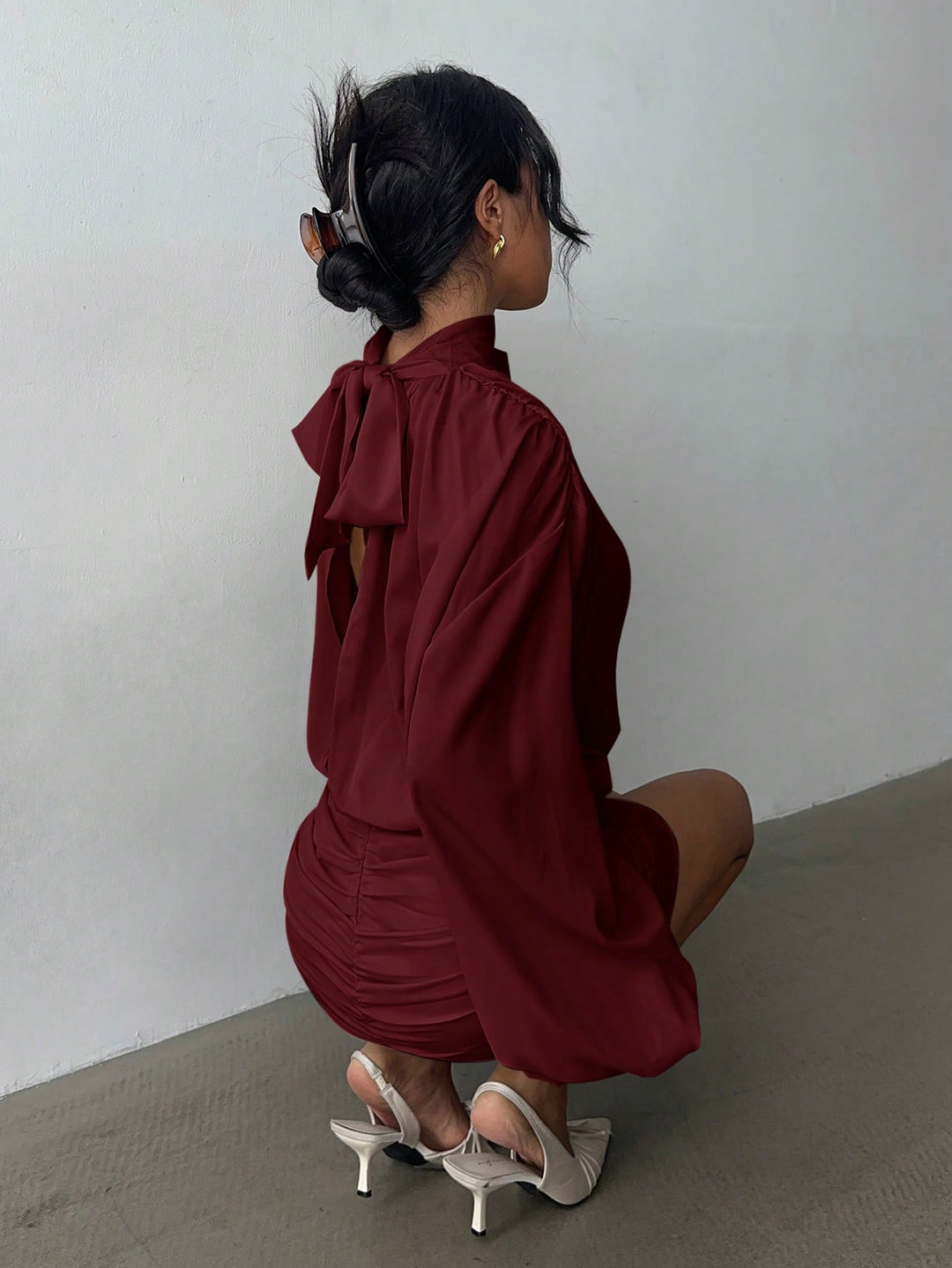 Rochie mini SHEIN, vișiniu