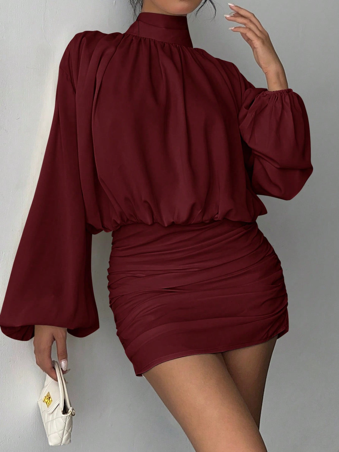 Rochie mini SHEIN, vișiniu