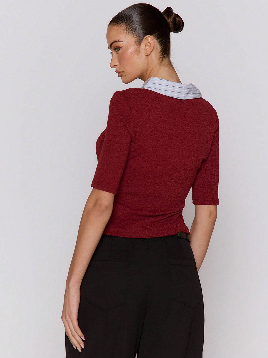 Top SHEIN, vișiniu