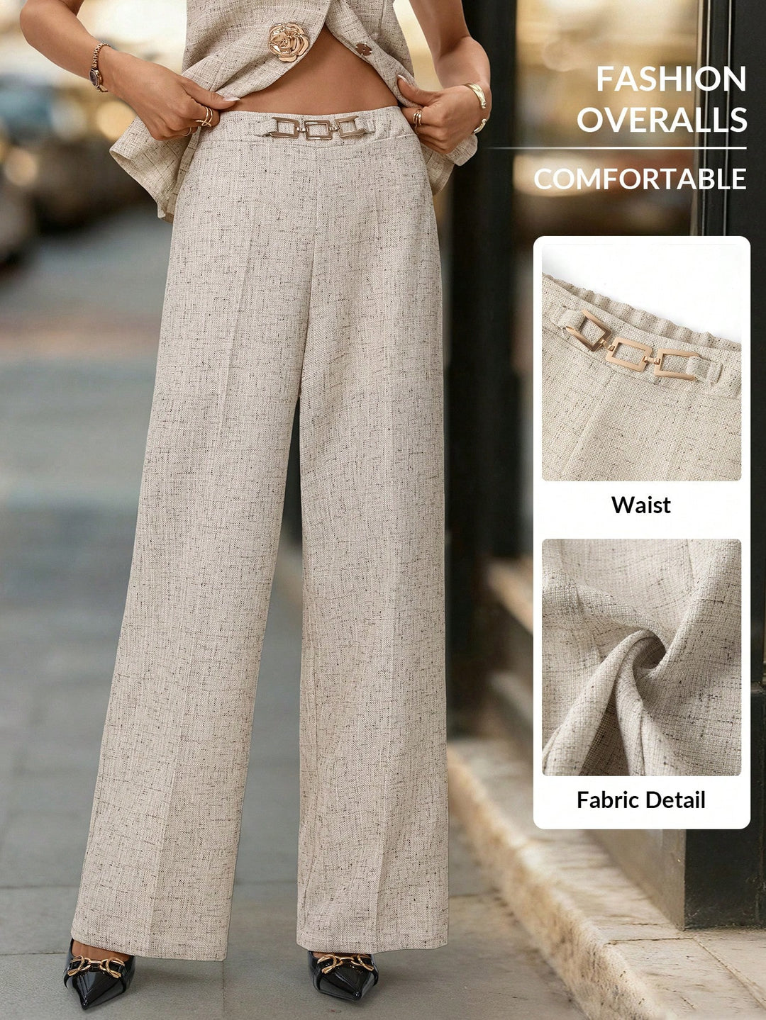 Pantaloni SHEIN, bej