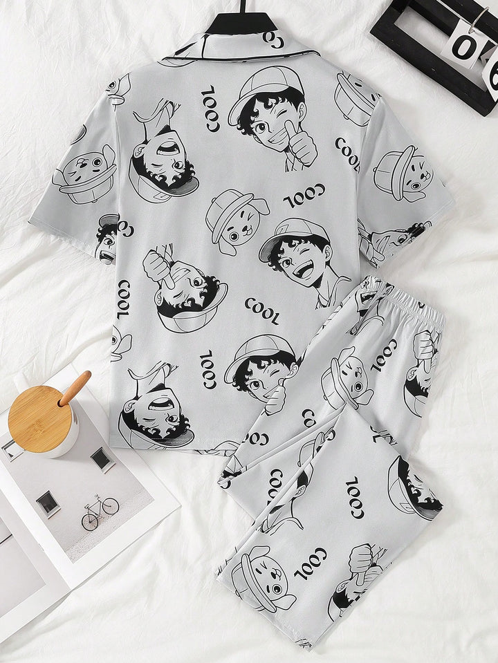 Compleu pijamale SHEIN, mix culori