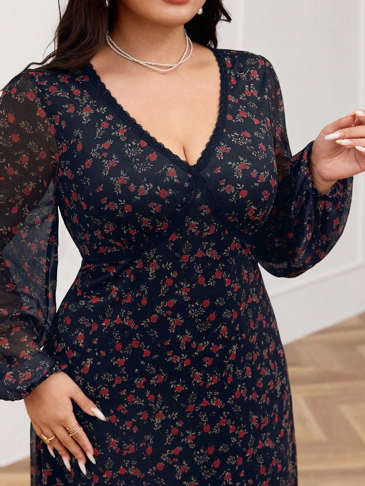 Rochie maxi SHEIN, bleumarin
