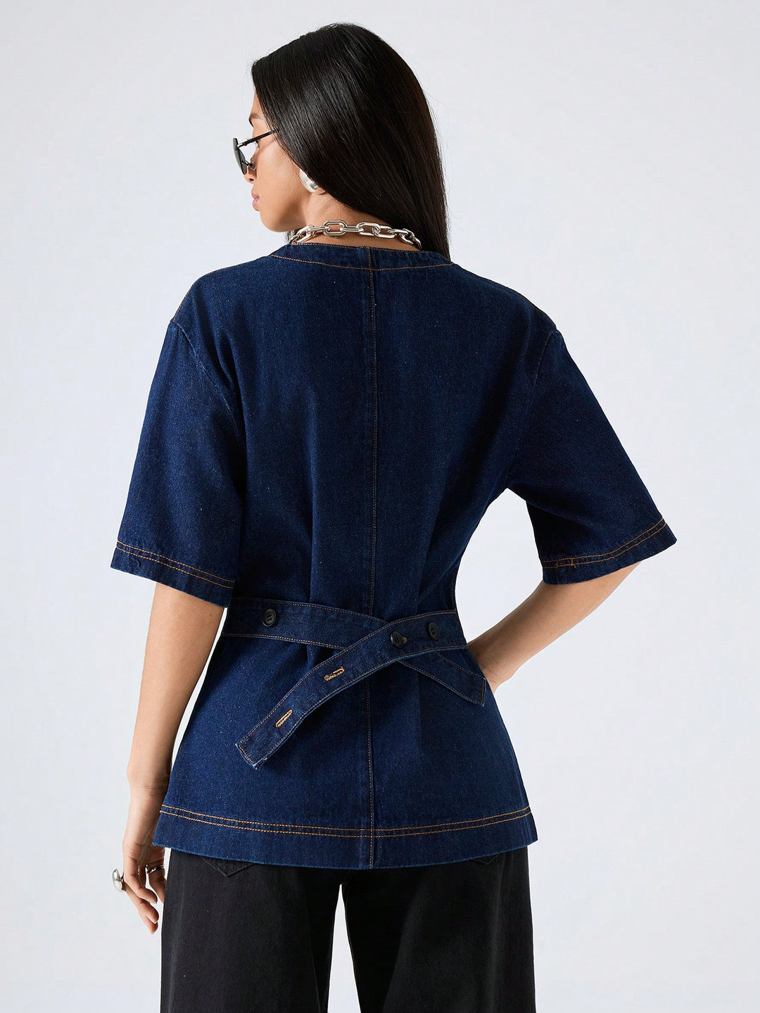 Top SHEIN, albastru
