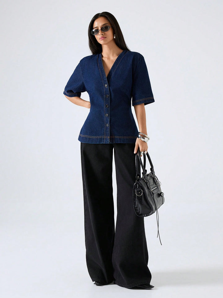 Top SHEIN, albastru