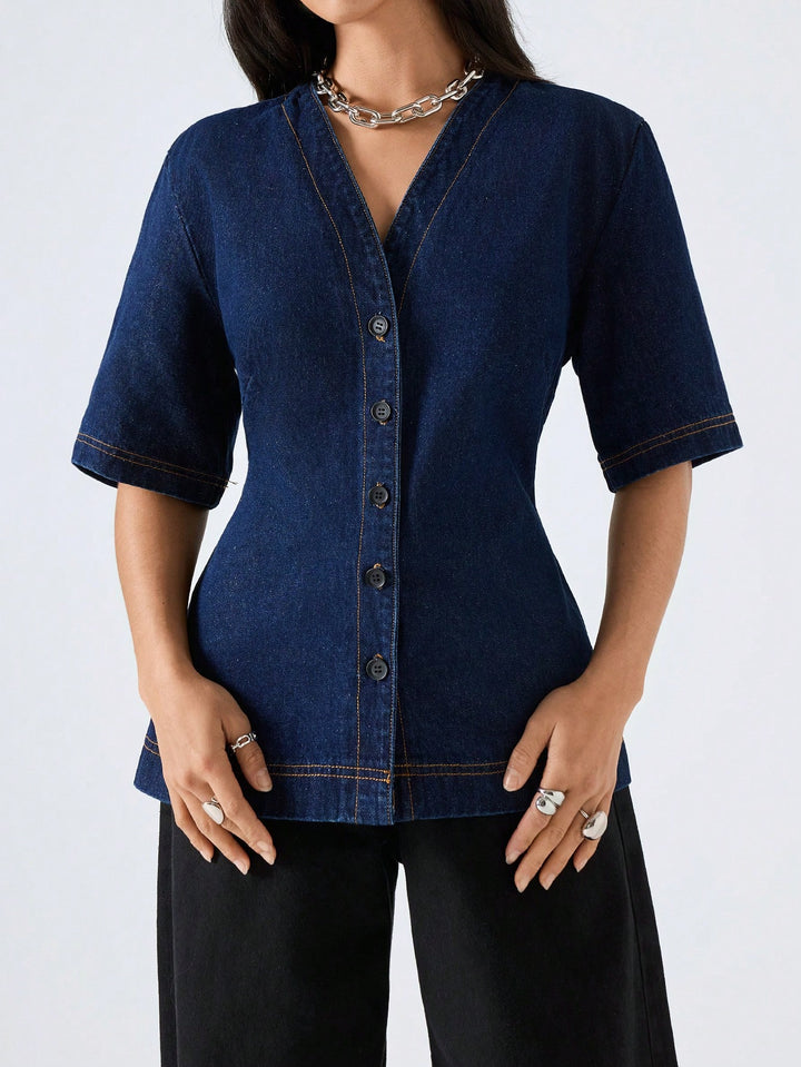 Top SHEIN, albastru