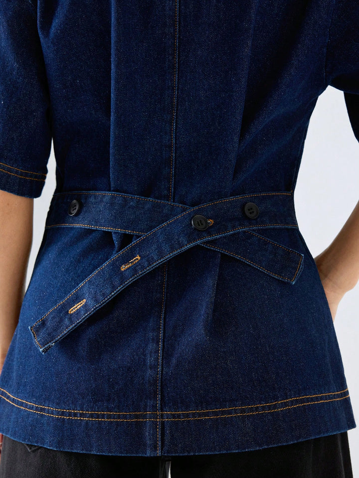 Top SHEIN, albastru