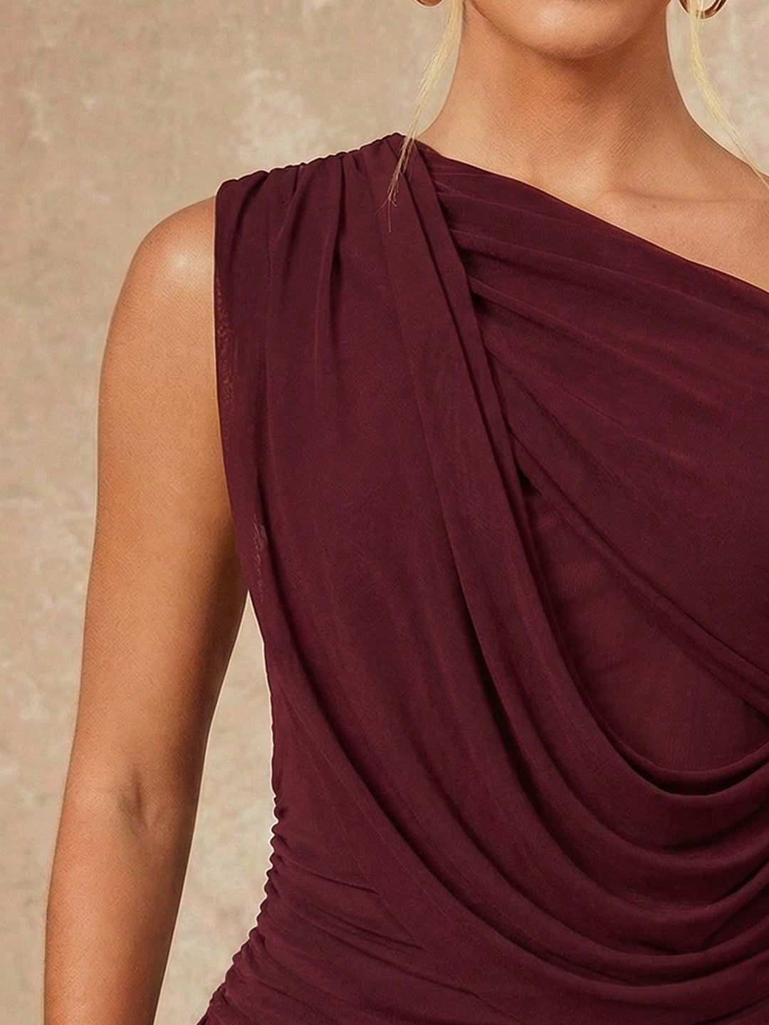 Rochie maxi SHEIN, vișiniu