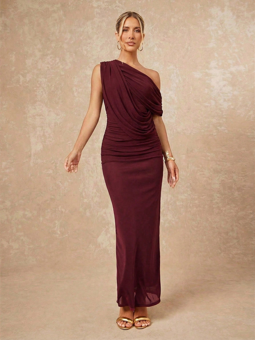 Rochie maxi SHEIN, vișiniu