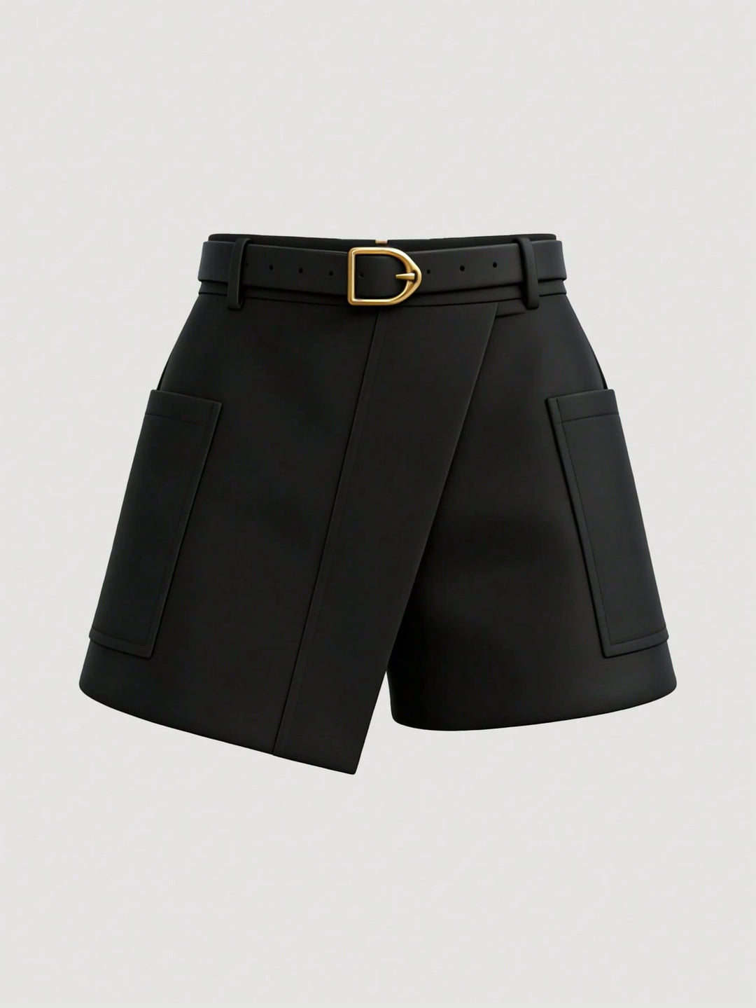 Pantaloni scurți SHEIN, negru