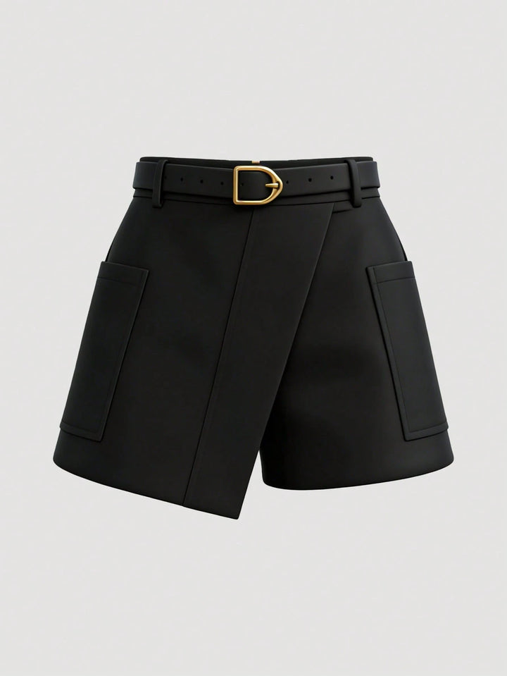 Pantaloni scurți SHEIN, negru