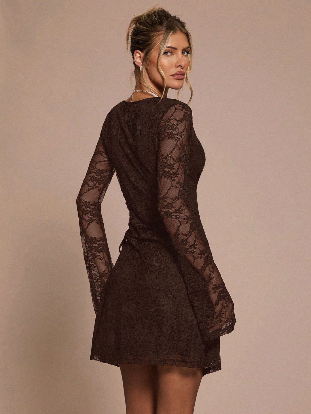 Rochie mini SHEIN, maro