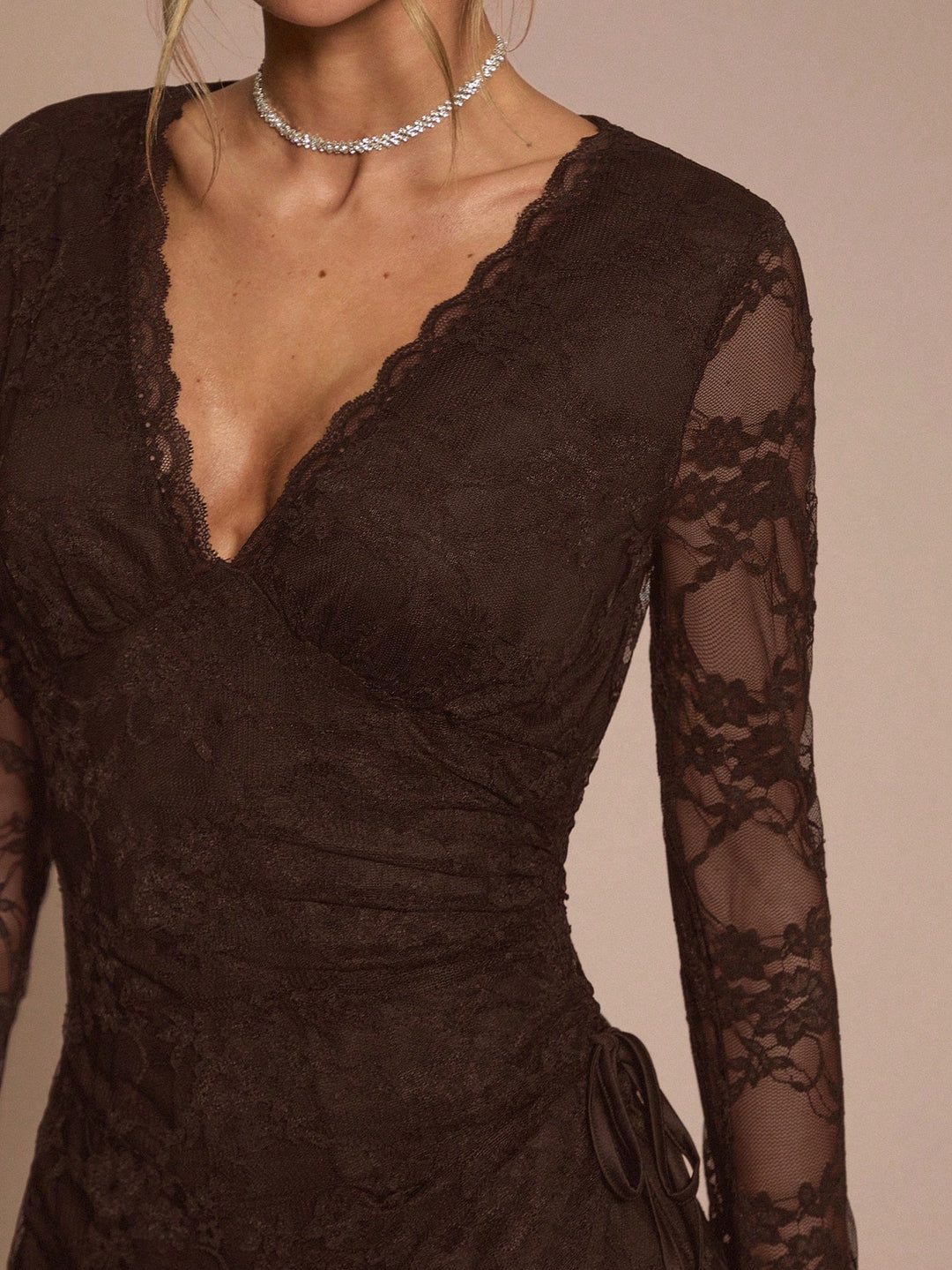 Rochie mini SHEIN, maro