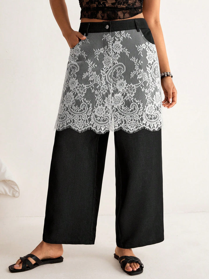 Pantaloni SHEIN, negru