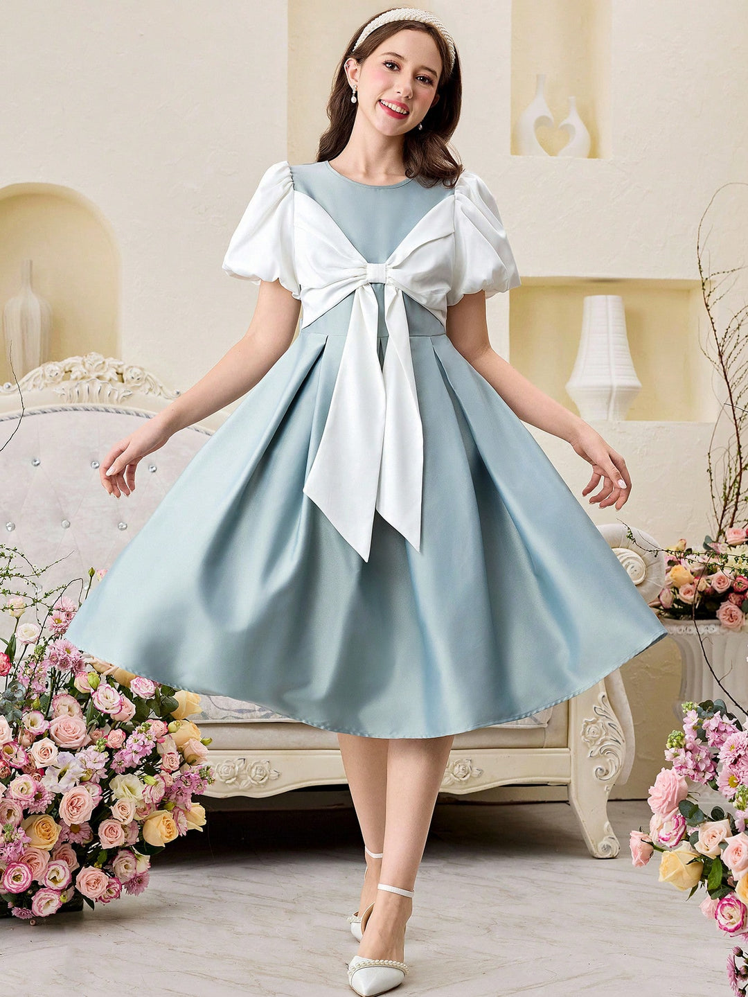 Rochie SHEIN, verde