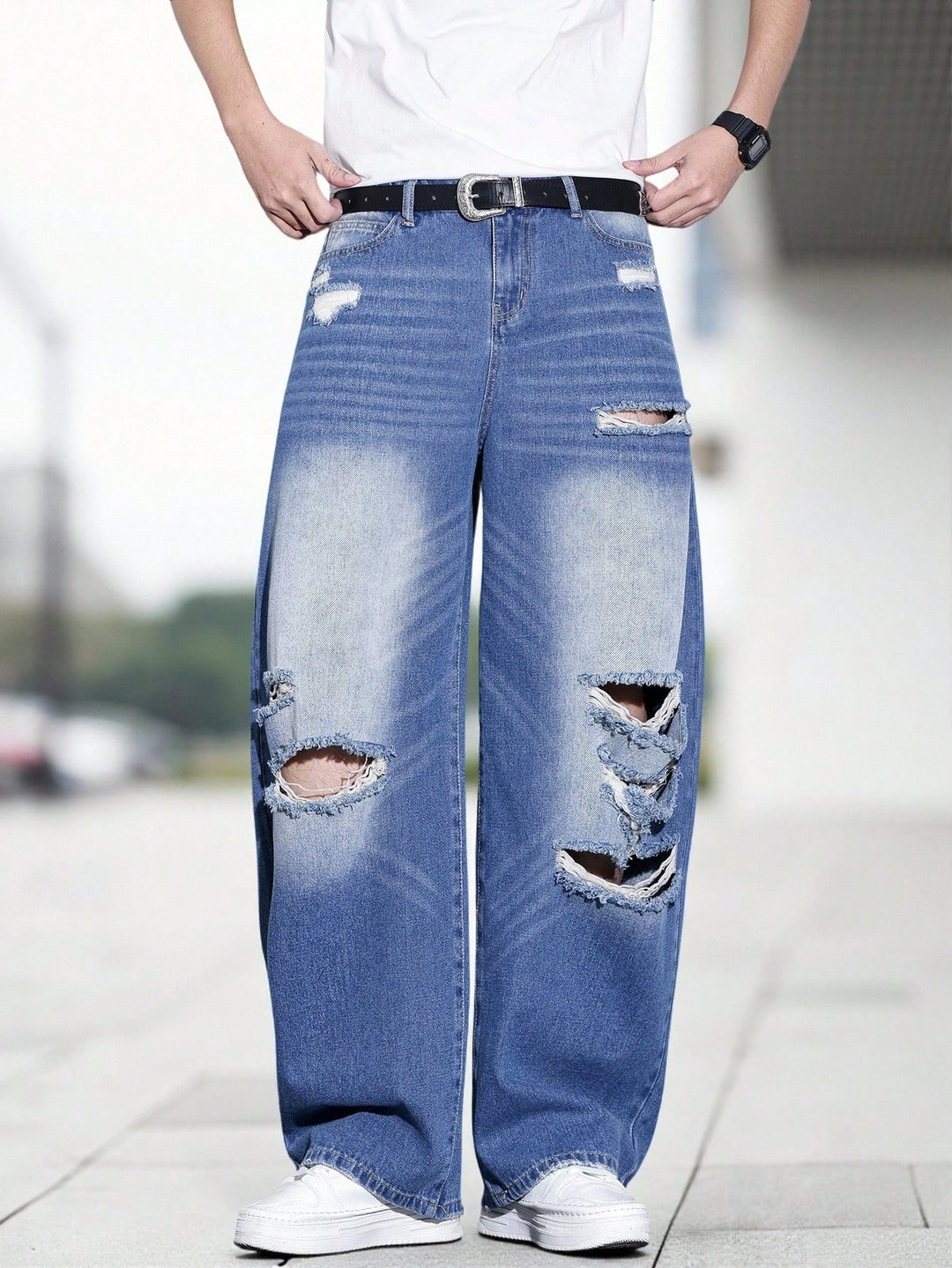 Jeans SHEIN, albastru