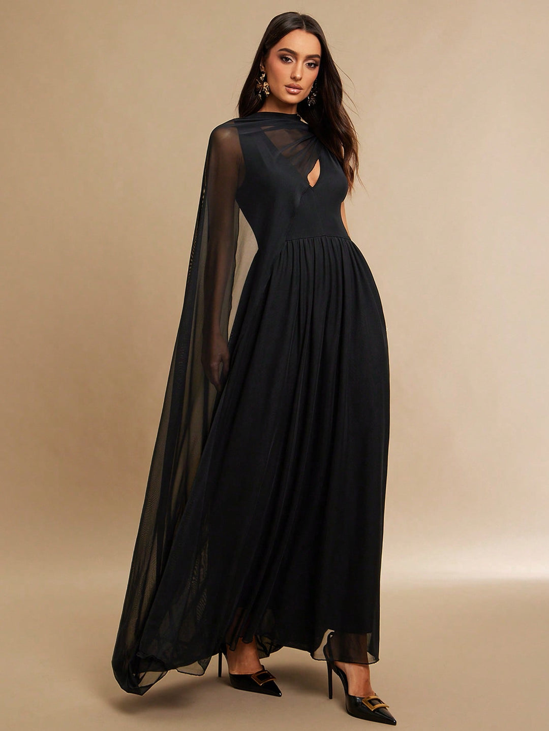 Rochie maxi SHEIN, negru