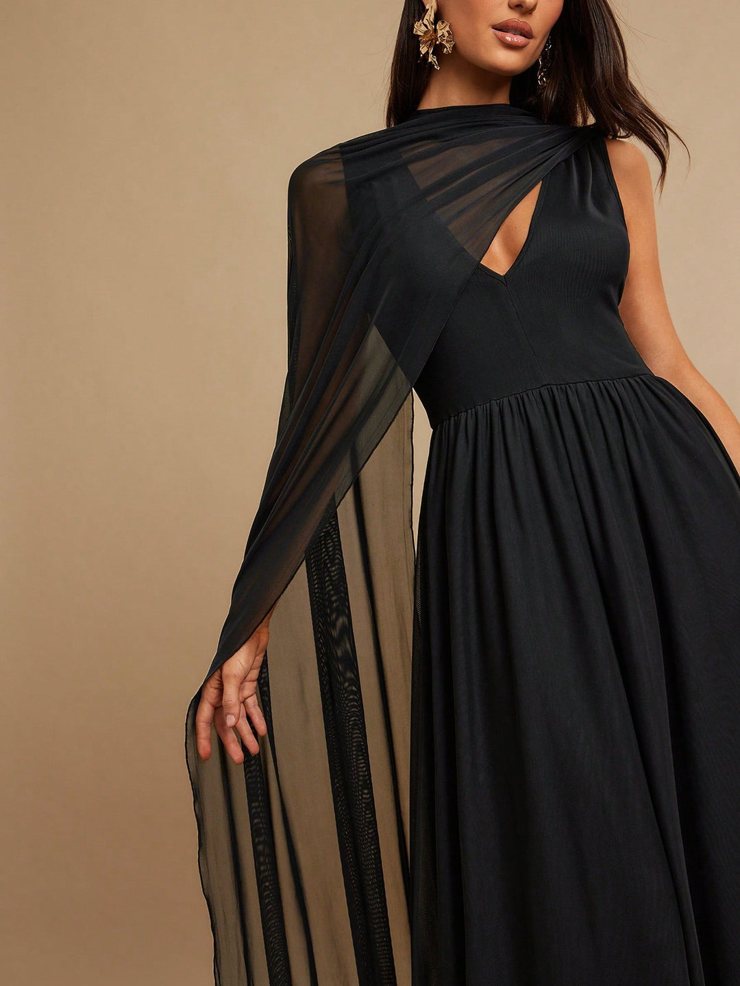 Rochie maxi SHEIN, negru