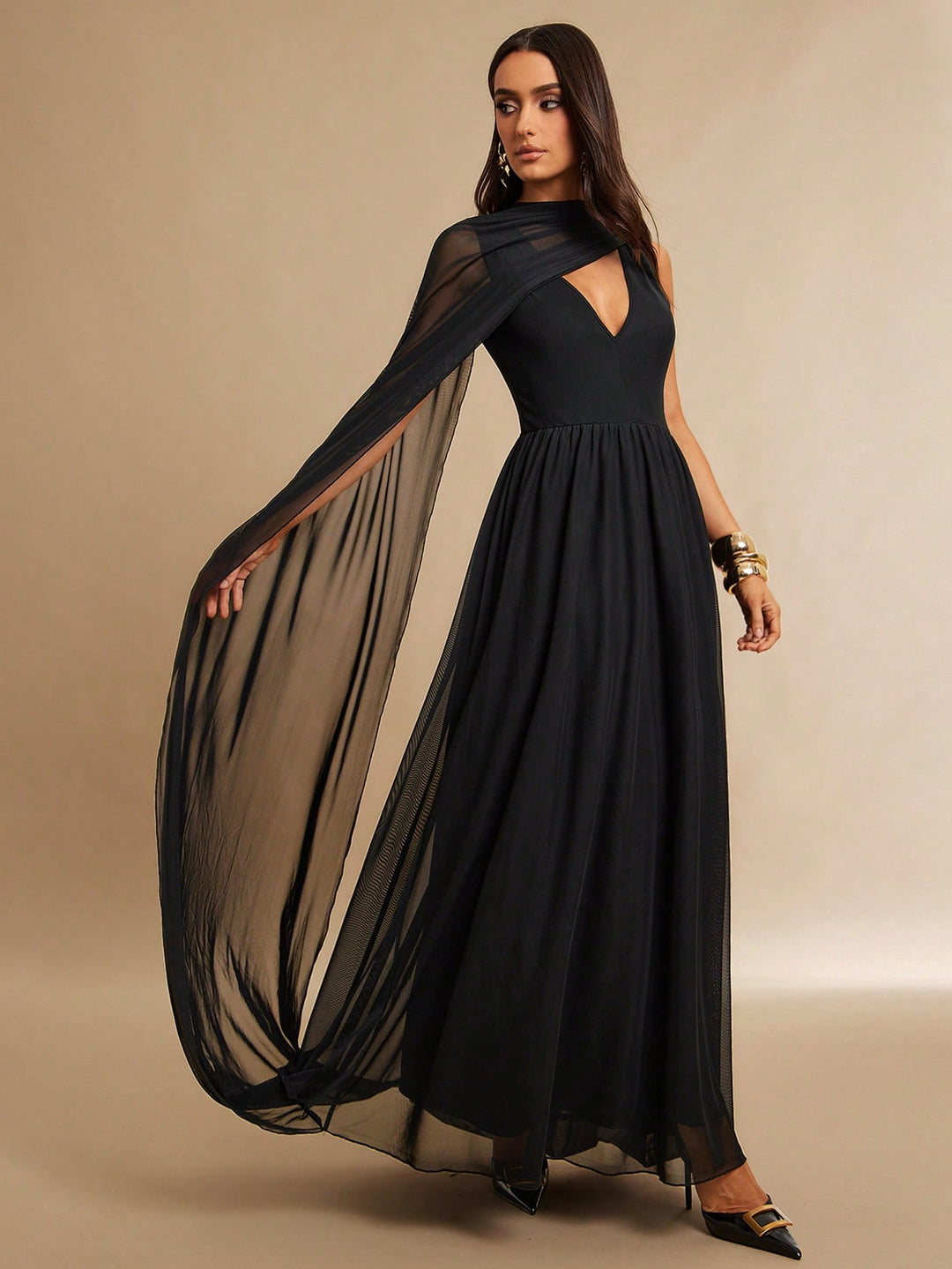 Rochie maxi SHEIN, negru