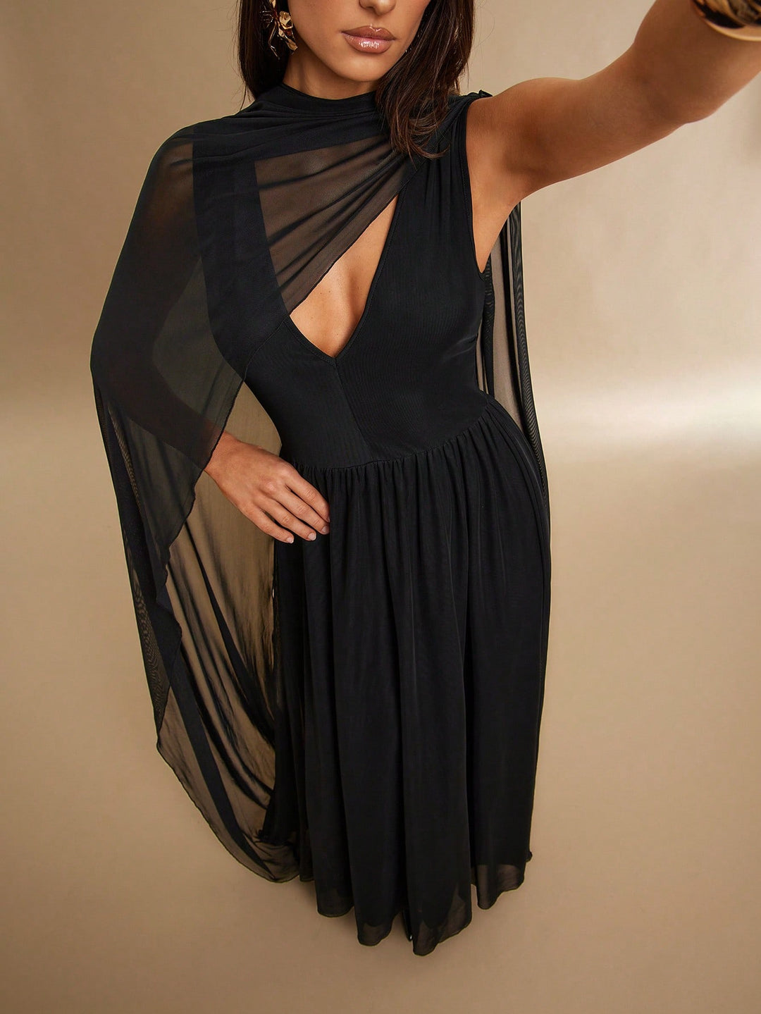 Rochie maxi SHEIN, negru
