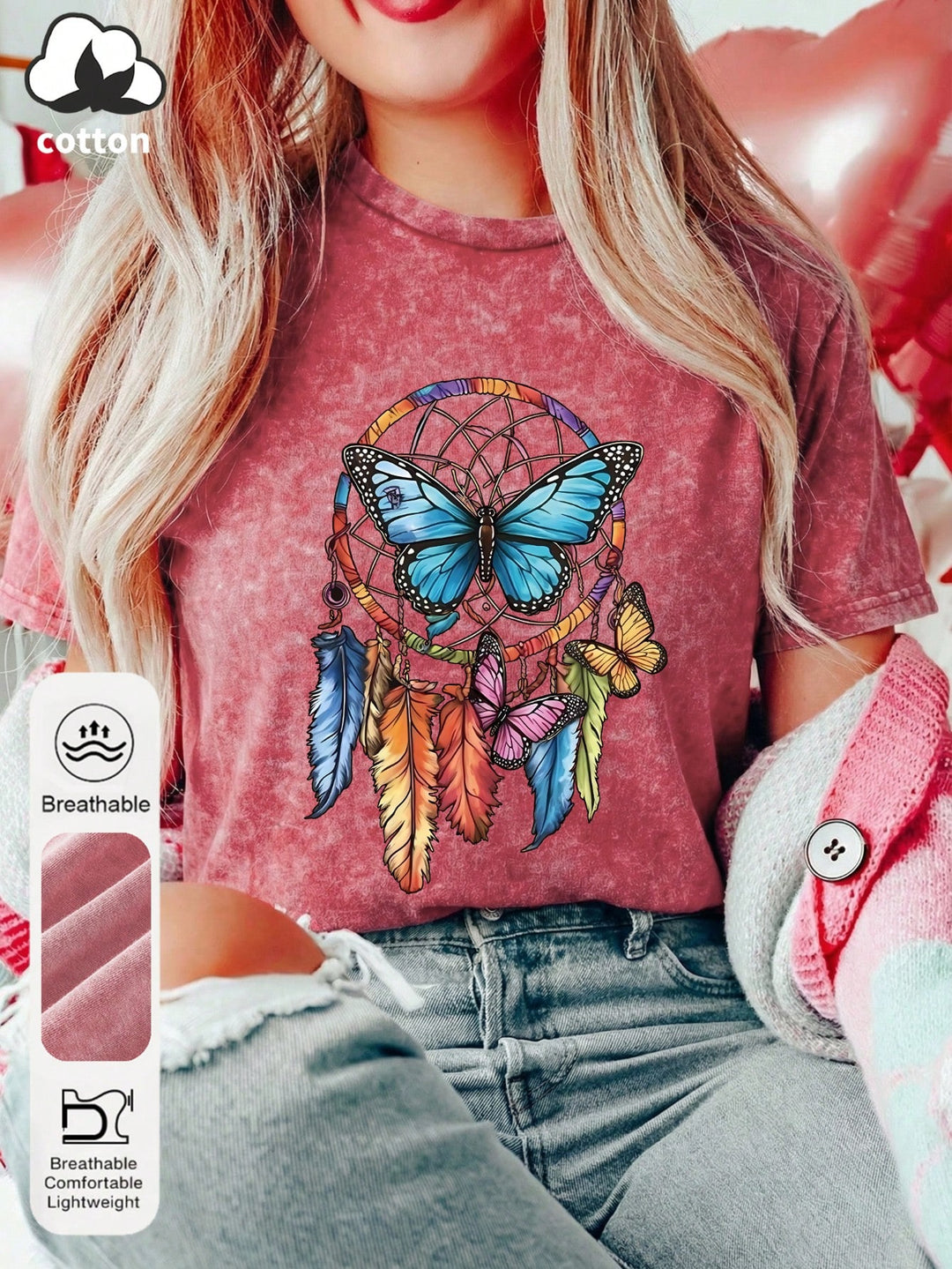 Tricou SHEIN, roșu