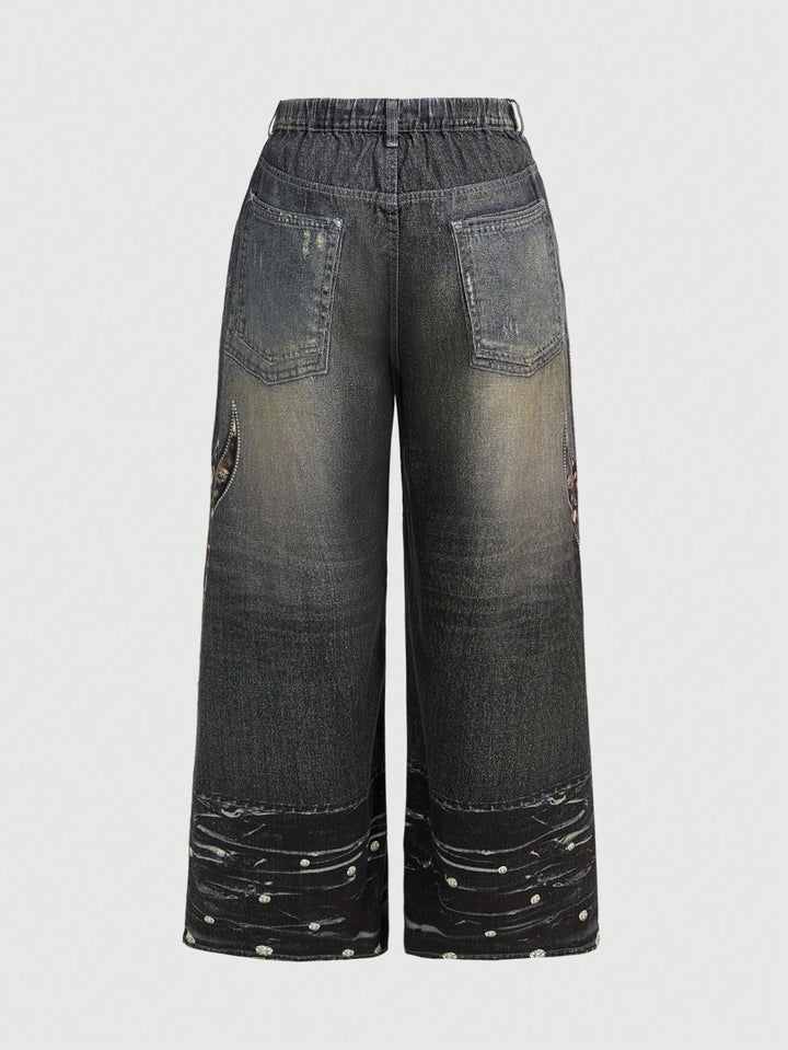 Jeans SHEIN, mix culori