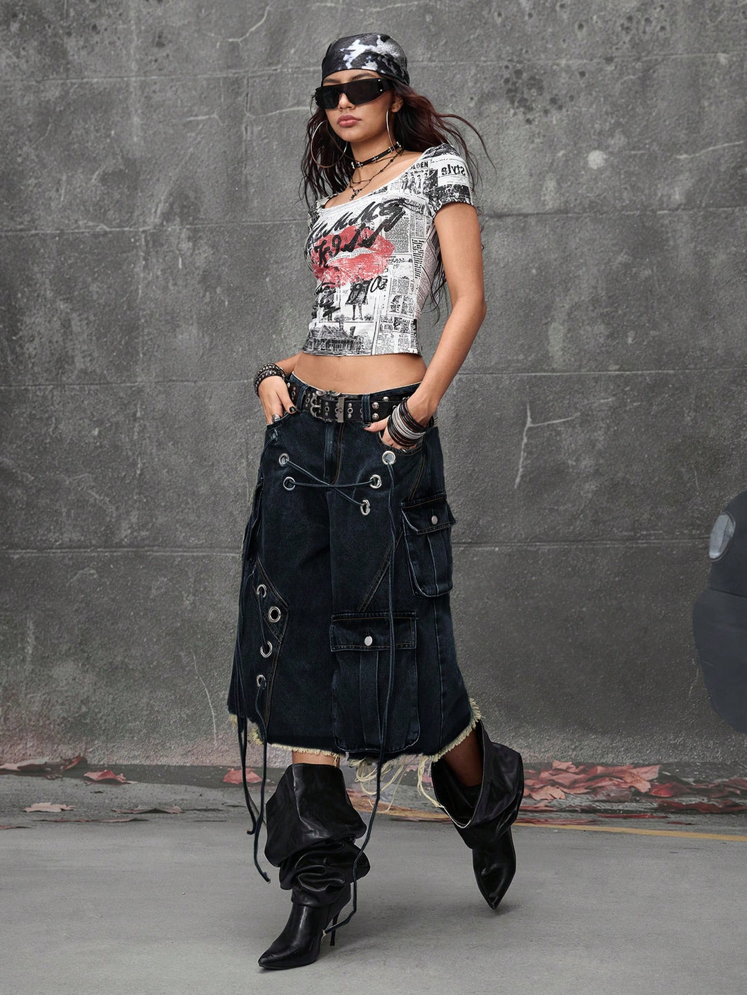 Jeans SHEIN, albastru