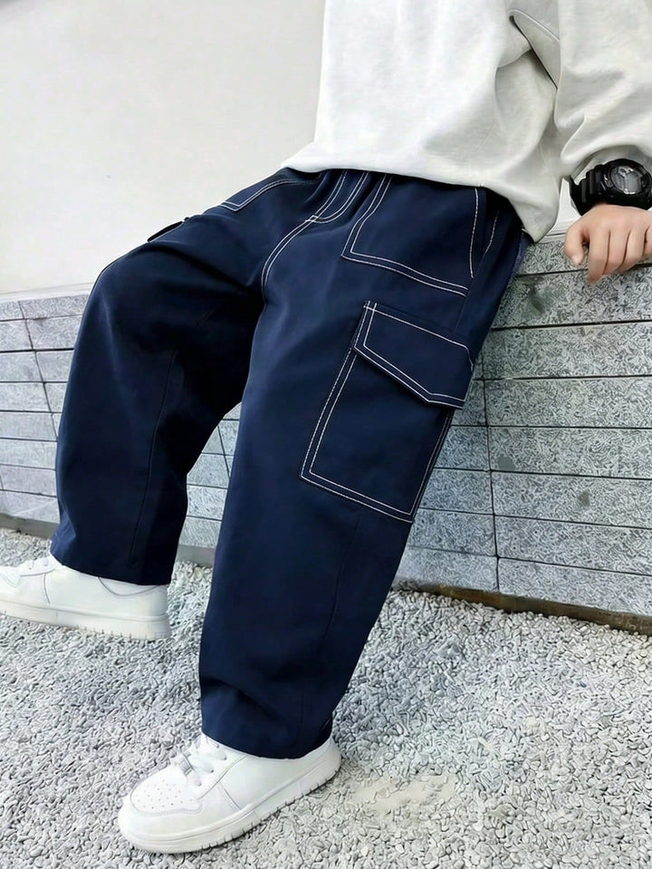 Pantaloni SHEIN, albastru