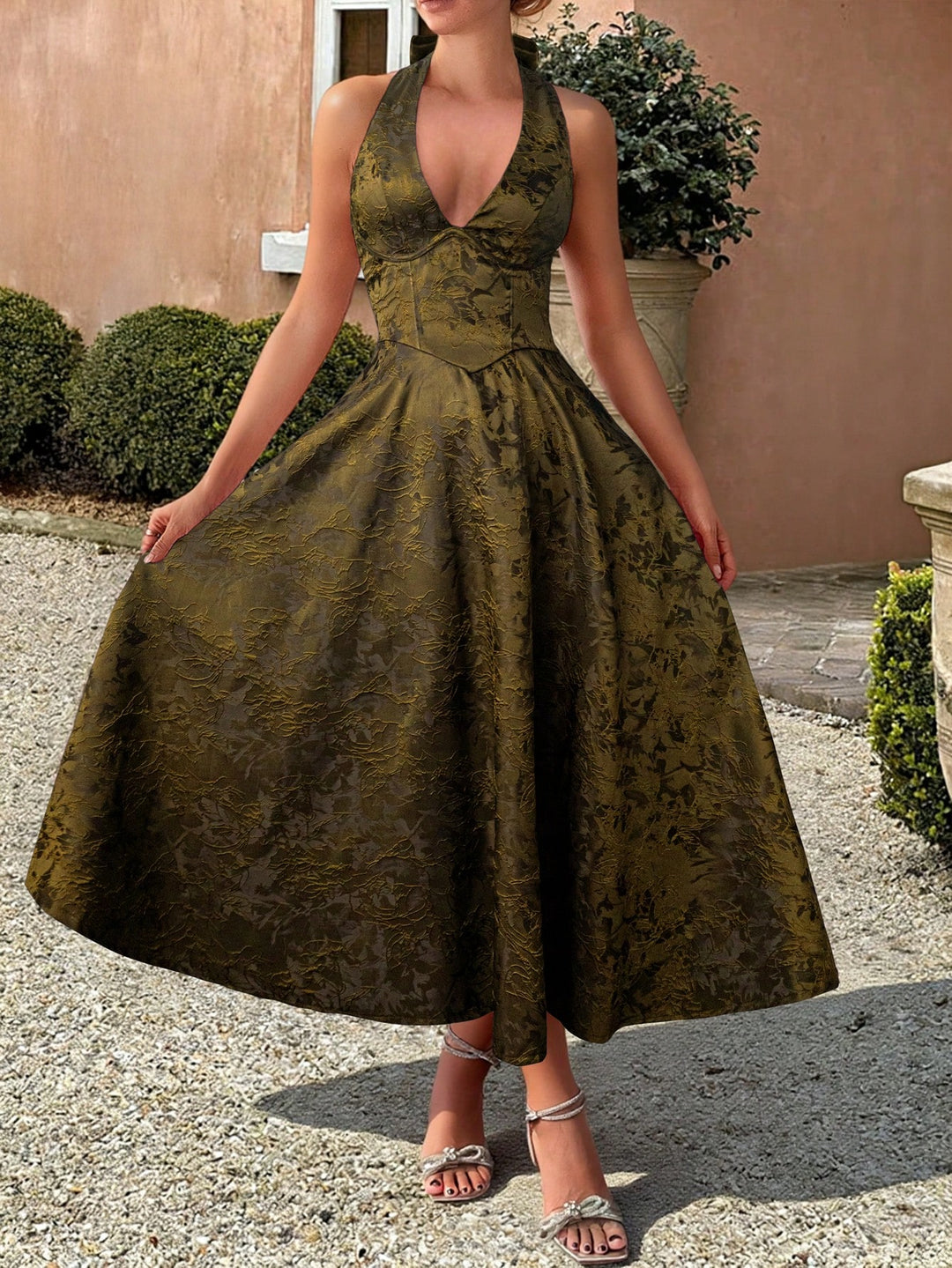 Rochie maxi SHEIN, negru