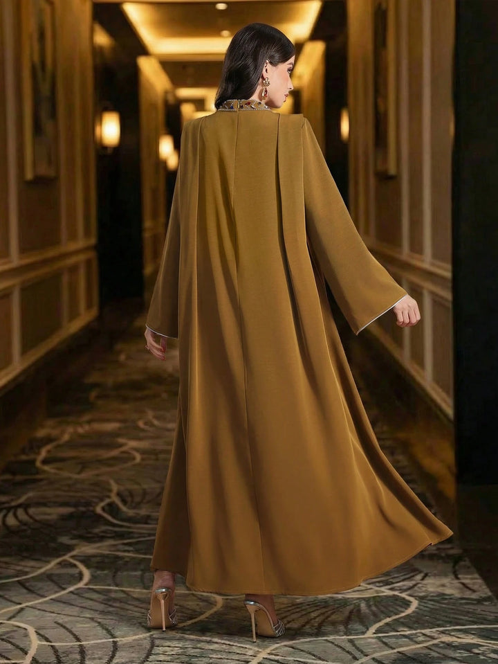 Rochie maxi SHEIN, kaki