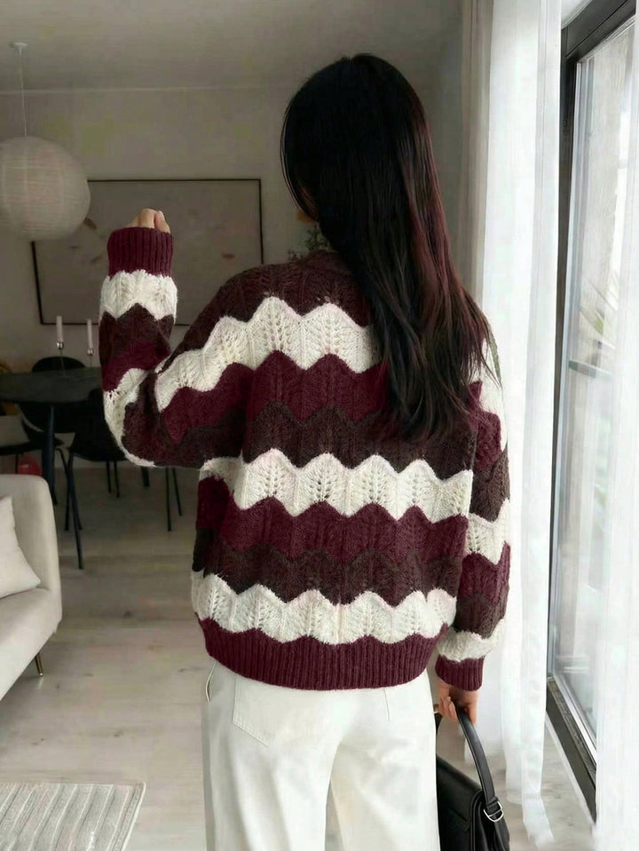 Cardigan SHEIN, vișiniu