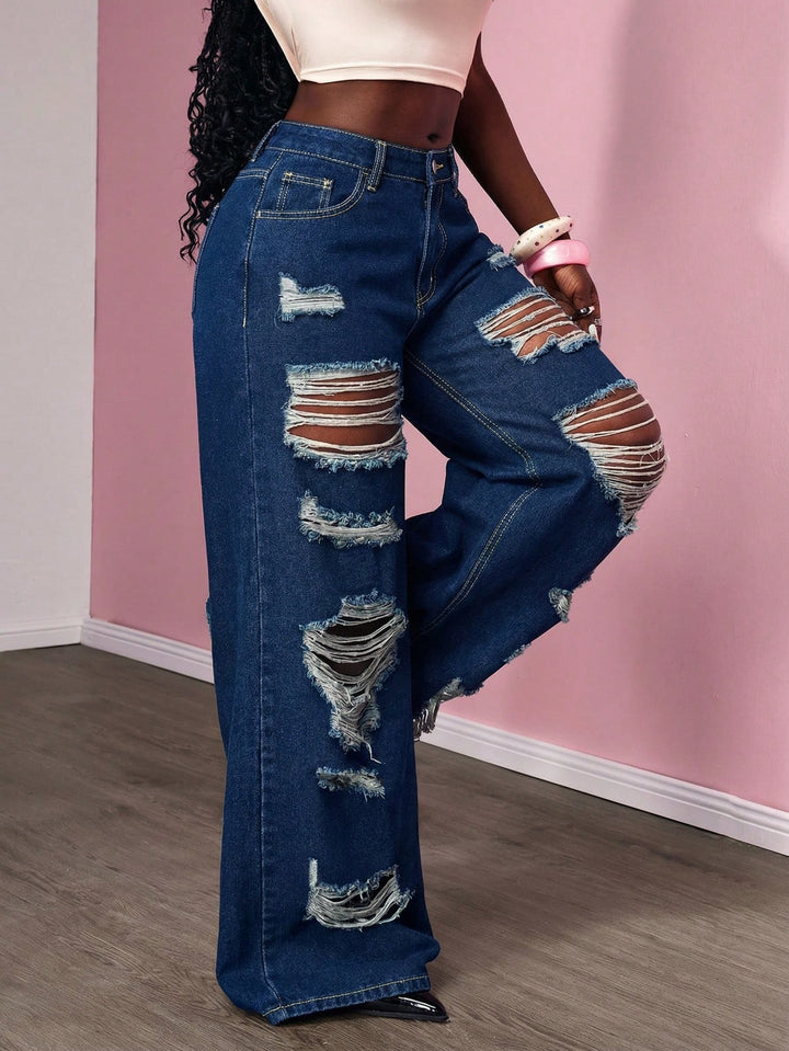 Jeans SHEIN, albastru