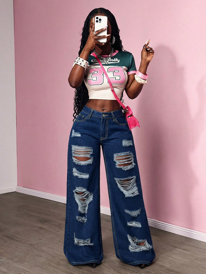 Jeans SHEIN, albastru