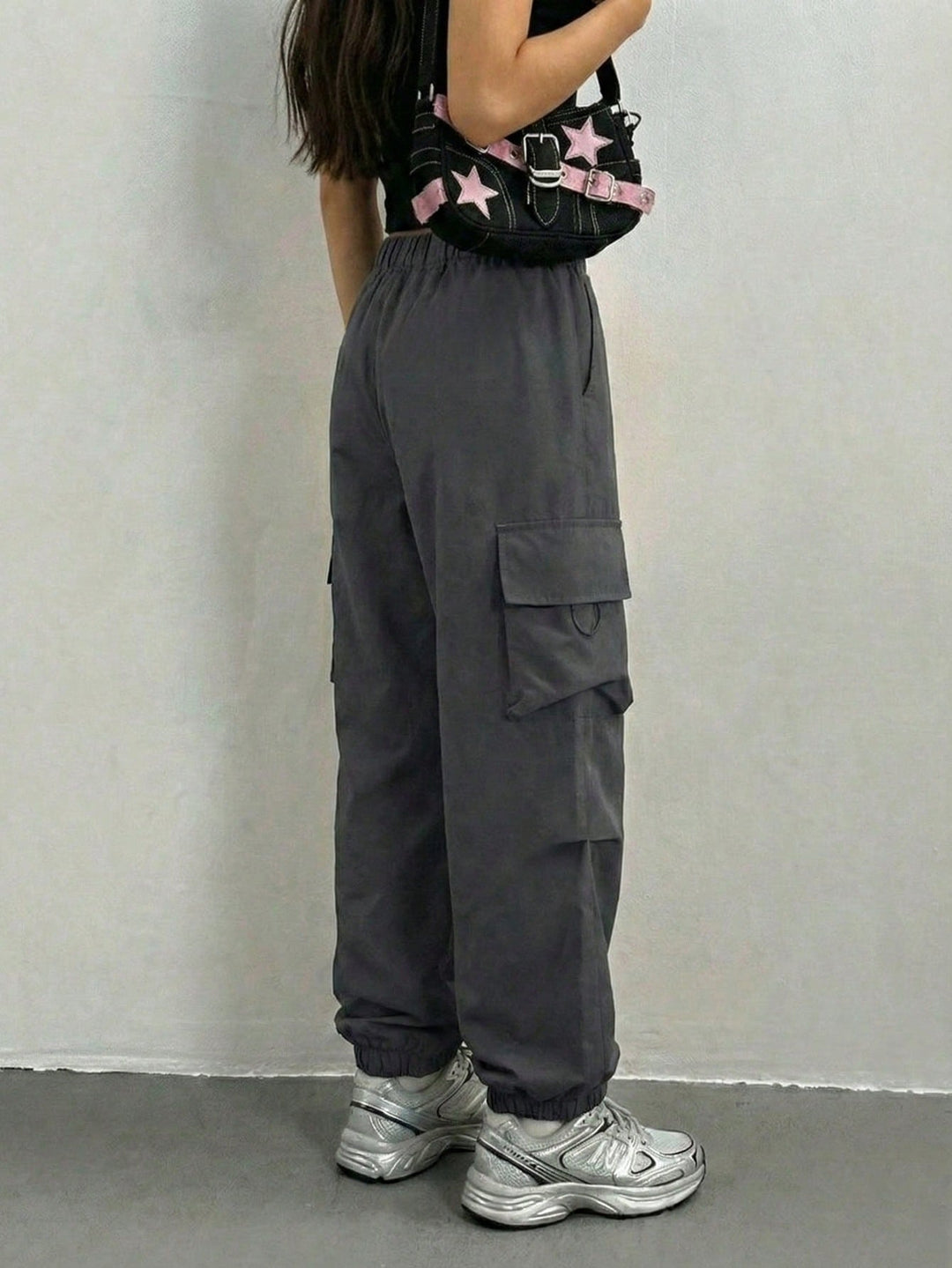 Pantaloni SHEIN, gri