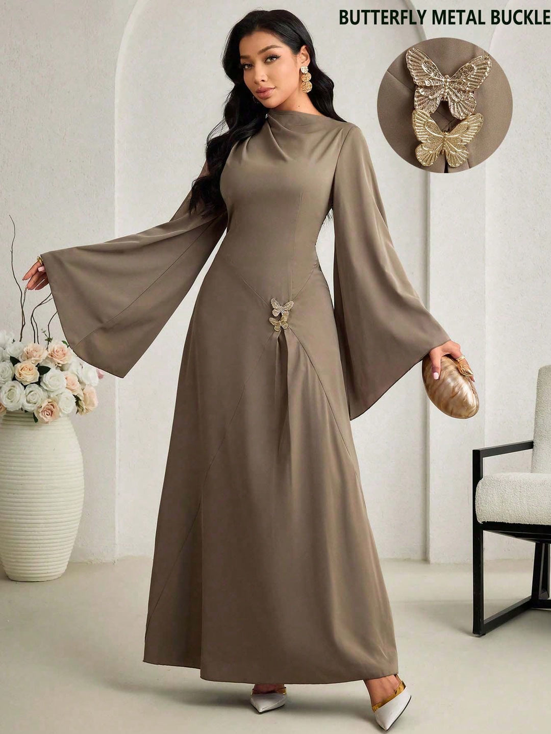 Rochie SHEIN, maro