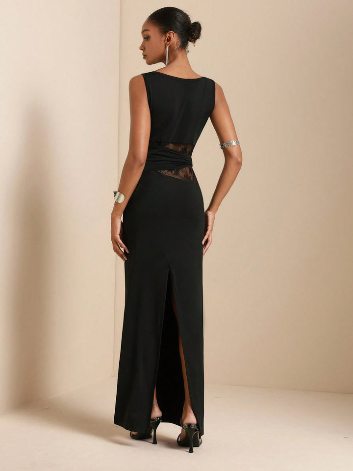 Rochie maxi SHEIN, negru