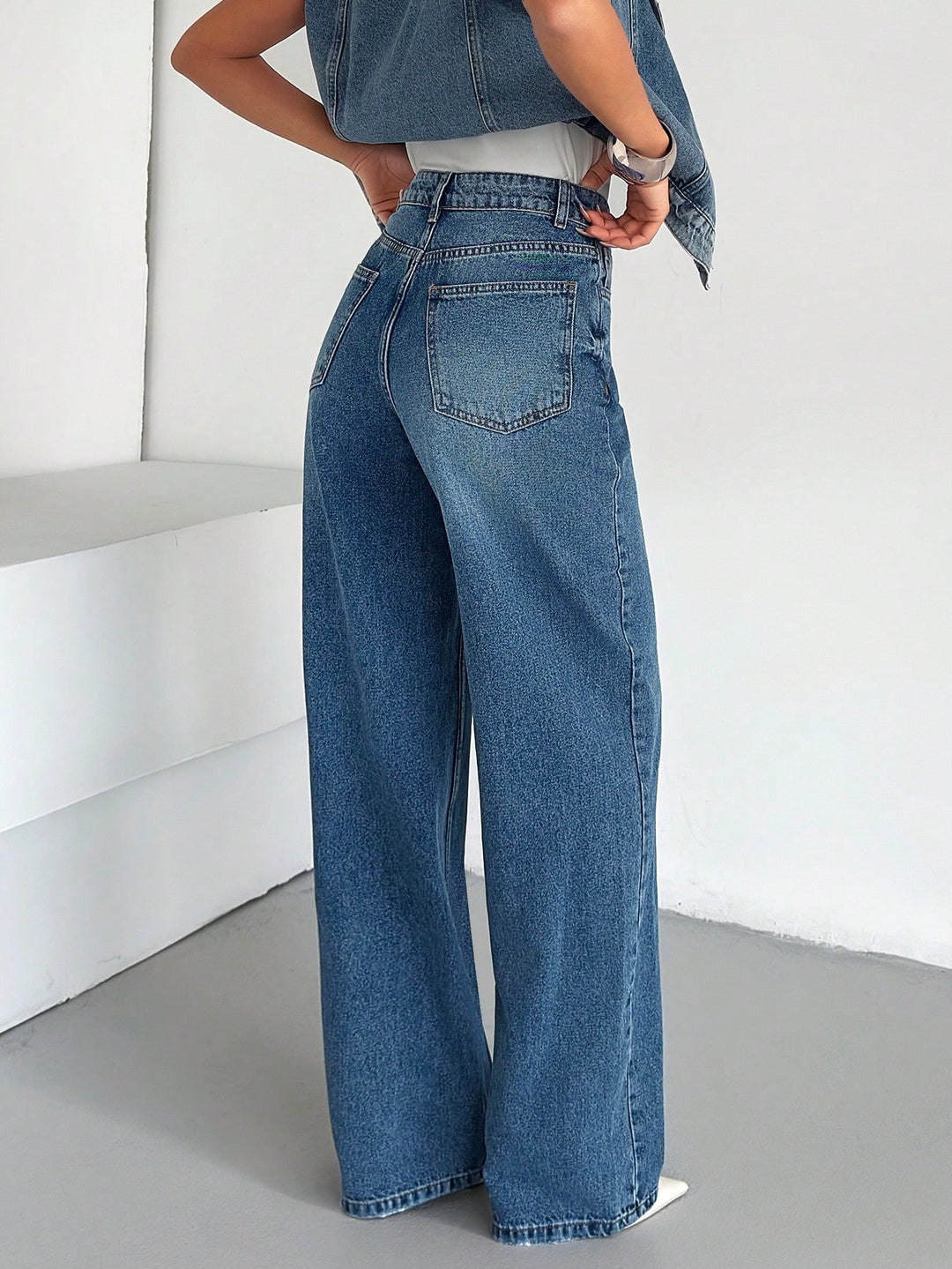 Jeans SHEIN, albastru
