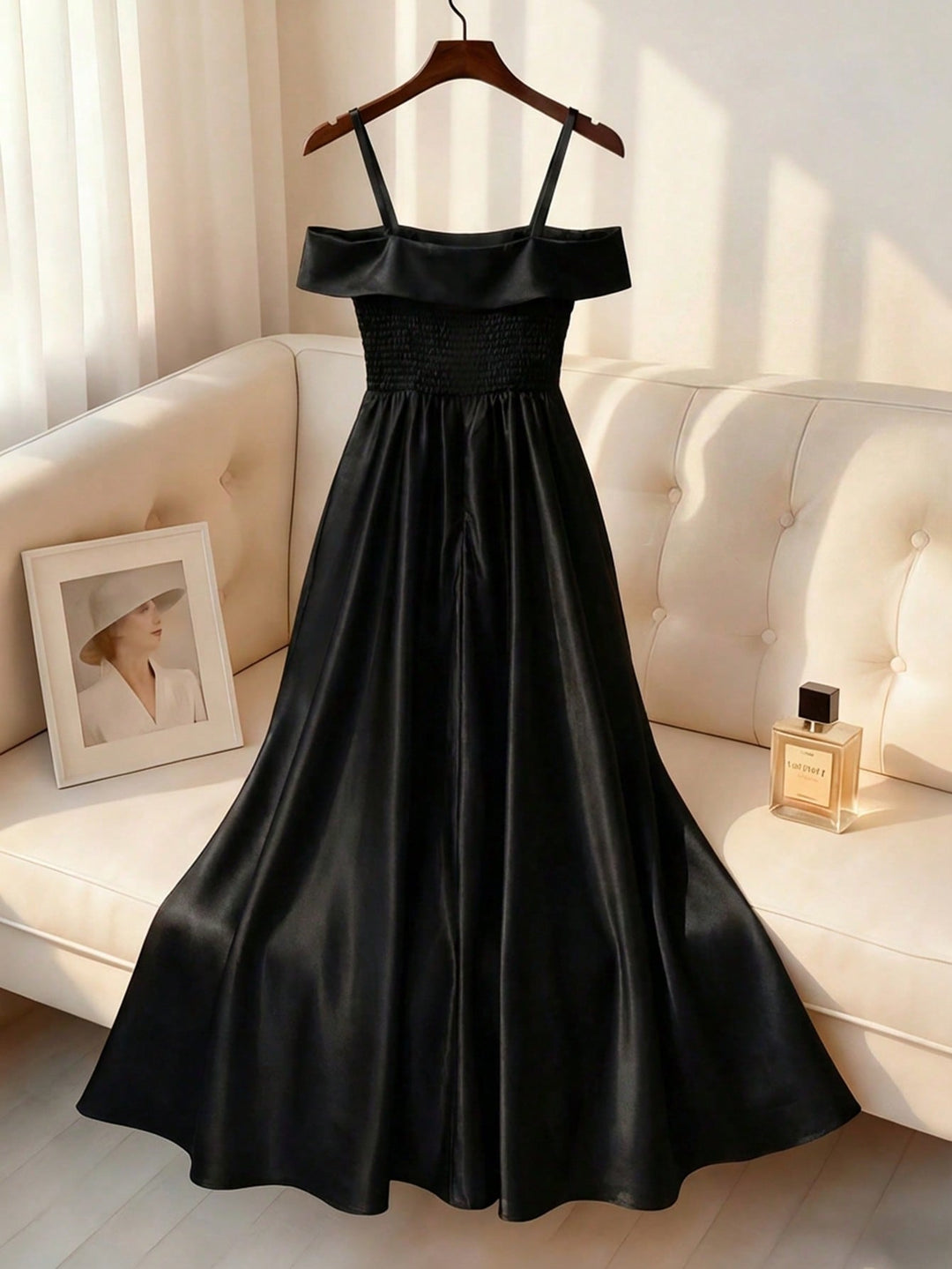 Rochie maxi SHEIN, negru