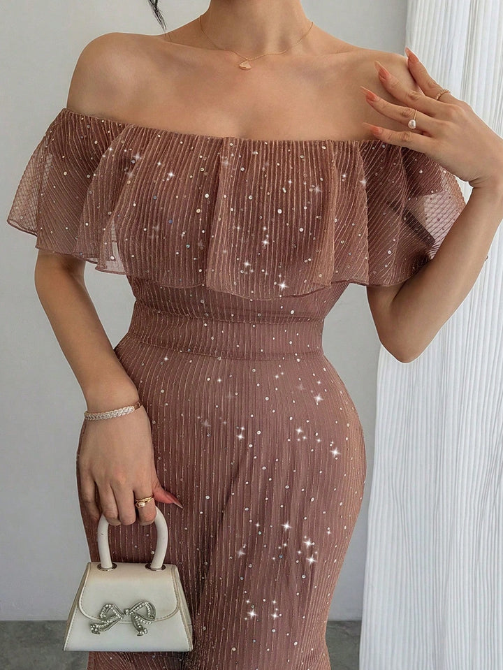Rochie maxi SHEIN, roz