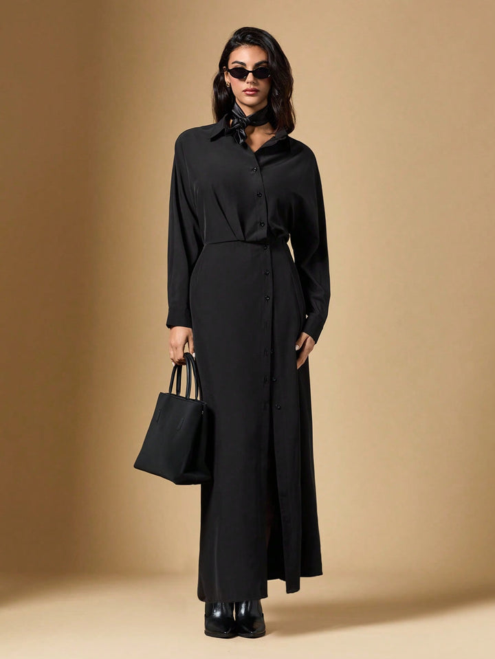 Rochie maxi SHEIN, negru