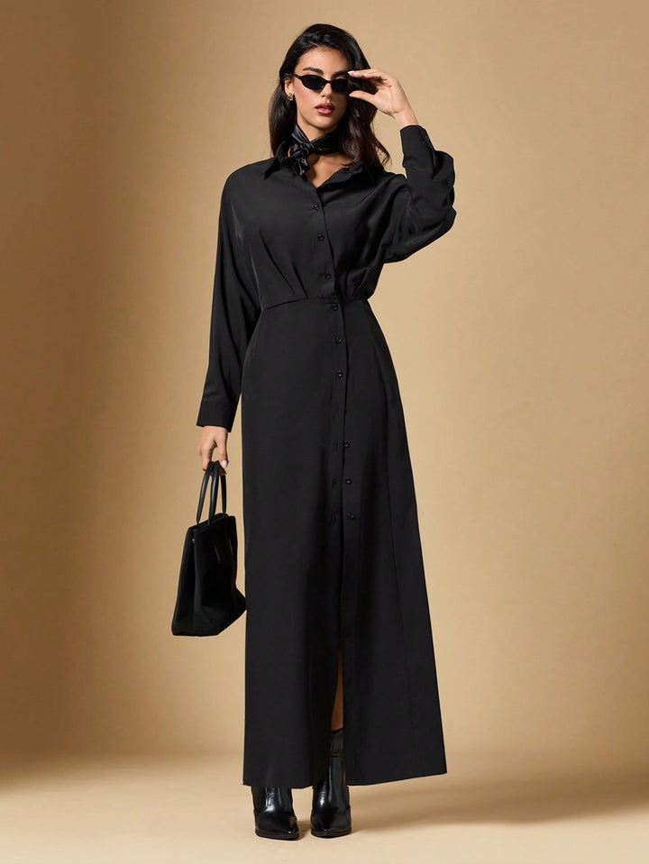 Rochie maxi SHEIN, negru