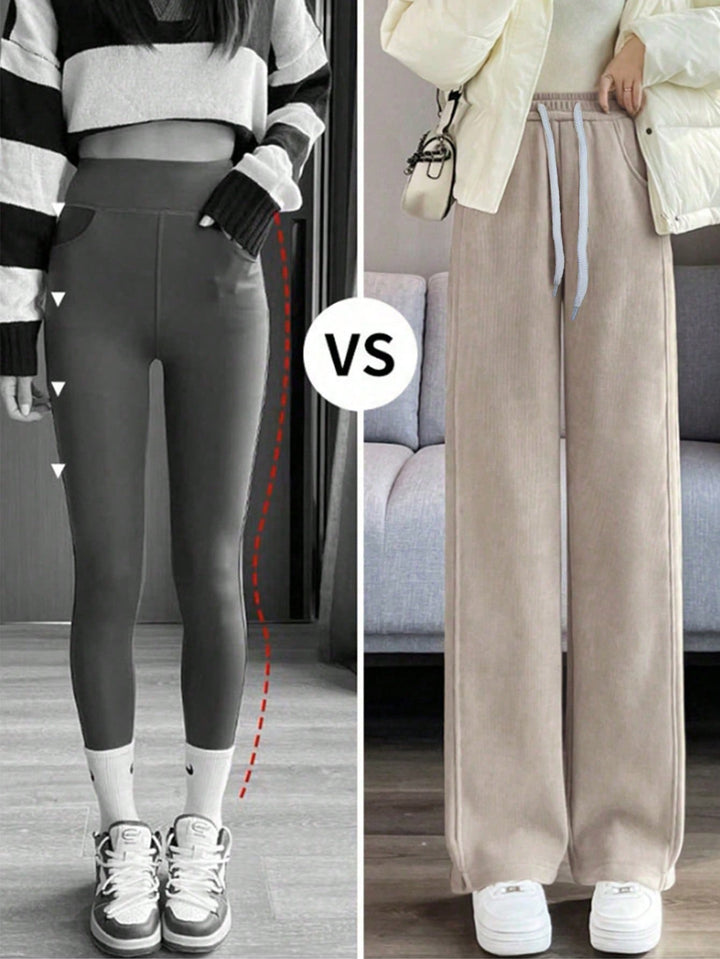 Pantaloni SHEIN, auriu