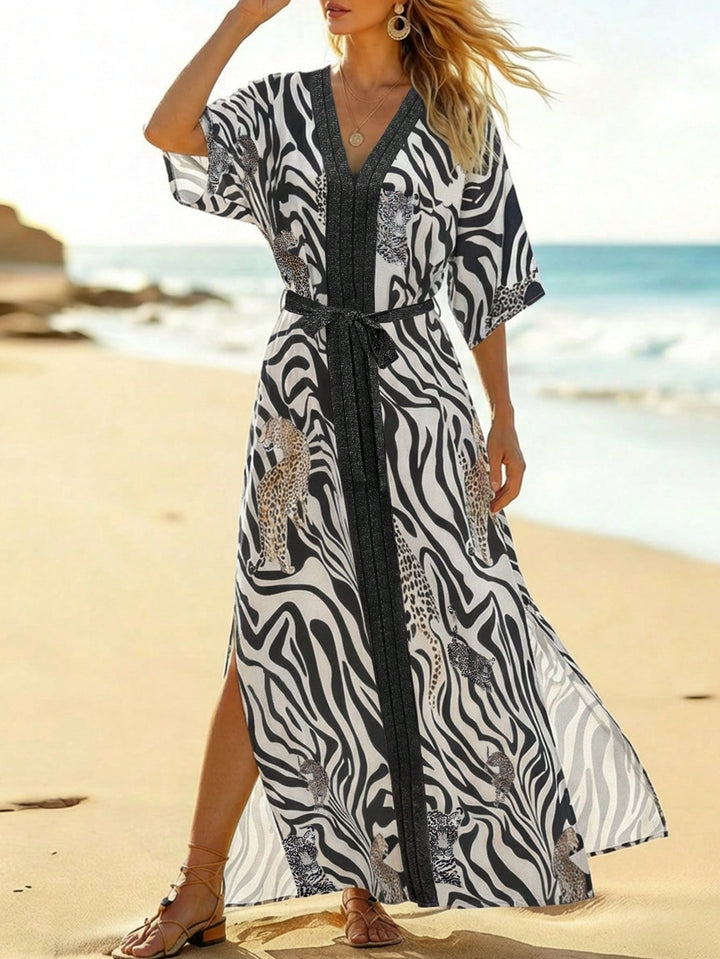 Rochie maxi SHEIN, mix culori