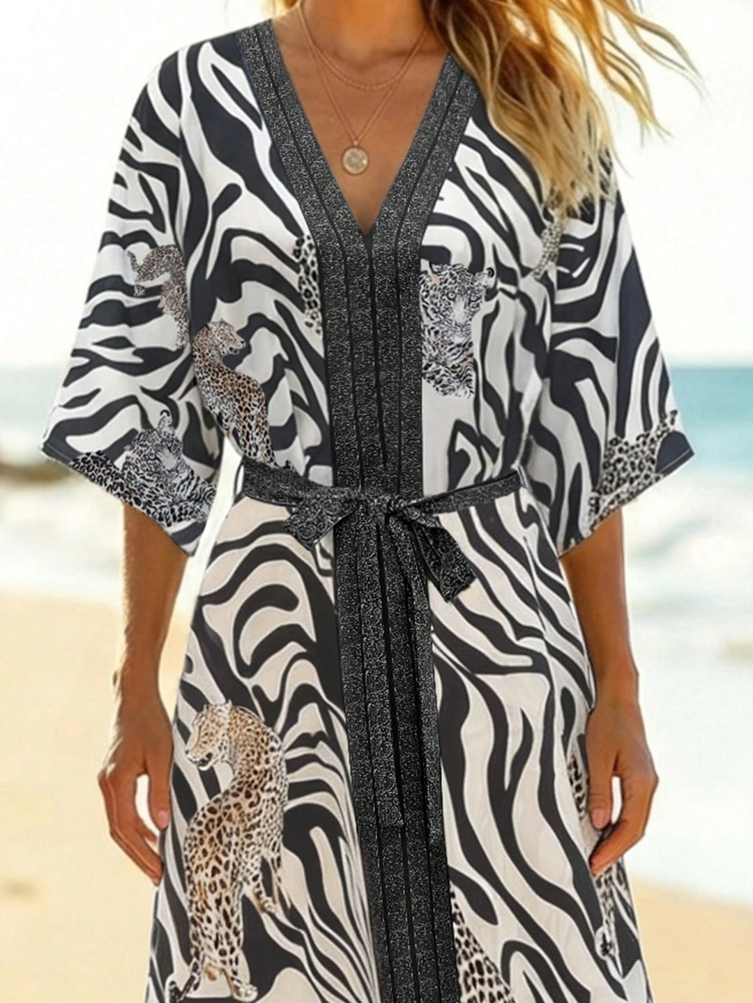 Rochie maxi SHEIN, mix culori